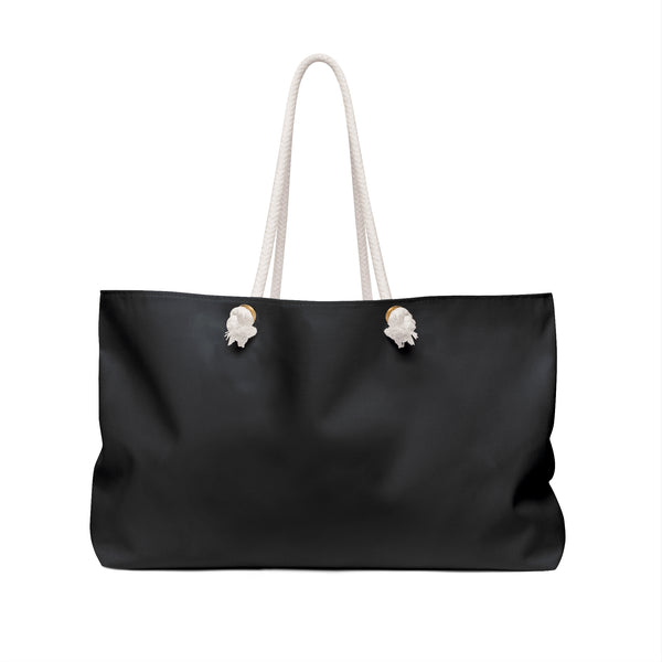 Black Kinstugi Bag, Kintsugi Travel Bag, Large Weekender Bag, Black and Gold Bag, Beach Bag, Thrifting Bag, Extra Large Tote Bag