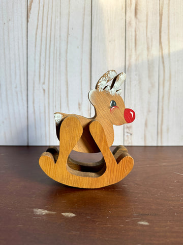 Mini Rudolph Rocking Horse