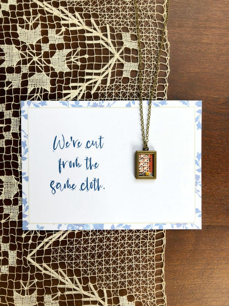 CUT FROM THE SAME CLOTH | Rustic Browns Necklaces Set
