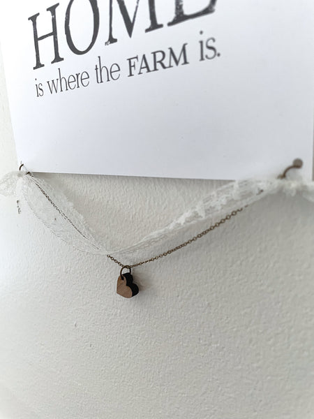 Home Is Where The Farm Is Lace Print