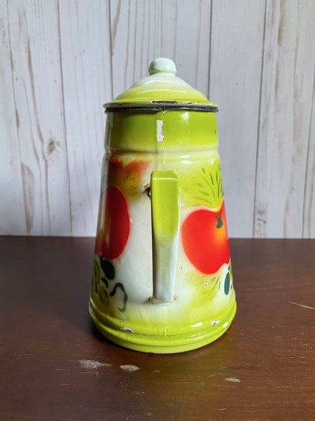 Colorful Enamelware Coffeepot