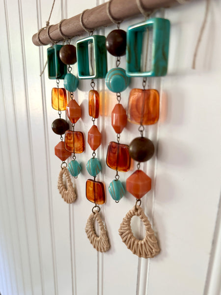 Boho Bronze - Beaded Wall Hanging