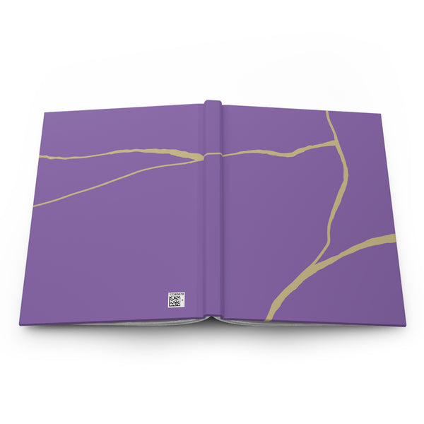Purple Kintsugi Journal, Kintsugi Gift, Domestic Violence Survivor, Kintsugi Notebook, Lilac Purple Notebook, Gift for Survivor