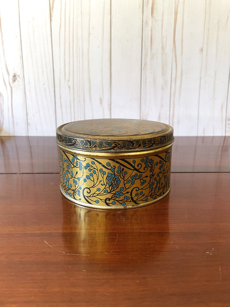 Vintage Gold Capco Tin