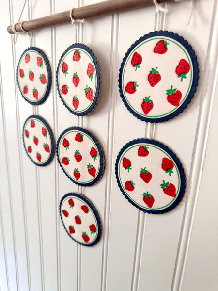 Juicy Summertime - Upcycled Wall Hanging