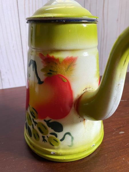 Colorful Enamelware Coffeepot