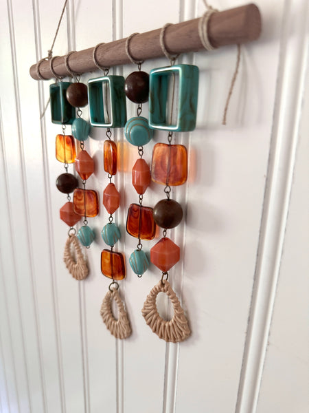 Boho Bronze - Beaded Wall Hanging