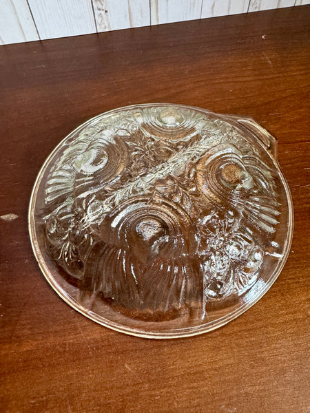 Clear Divided Glass Dish