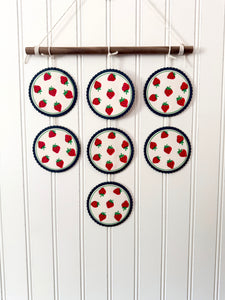 Juicy Summertime - Upcycled Wall Hanging