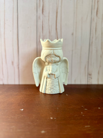 Bisque Angel Figurine
