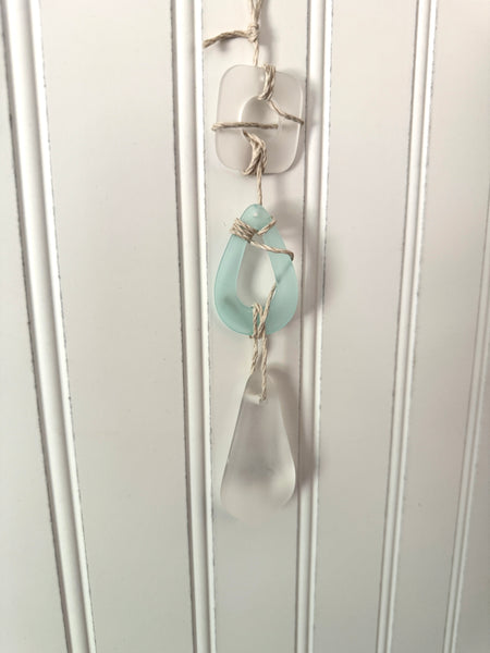 Drifted - Mini Sea Glass Style Wall Hanging