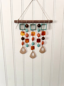 Boho Bronze - Beaded Wall Hanging