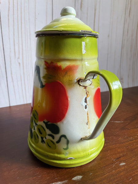 Colorful Enamelware Coffeepot