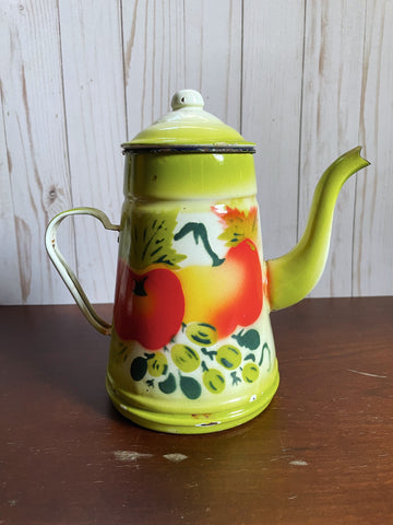 Colorful Enamelware Coffeepot