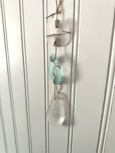 Drifted - Mini Sea Glass Style Wall Hanging