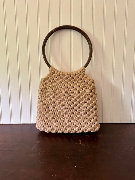 Vintage Macrame Purse