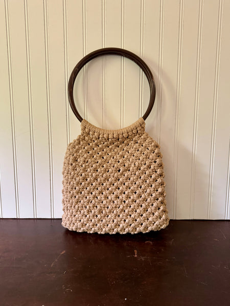 Vintage Macrame Purse