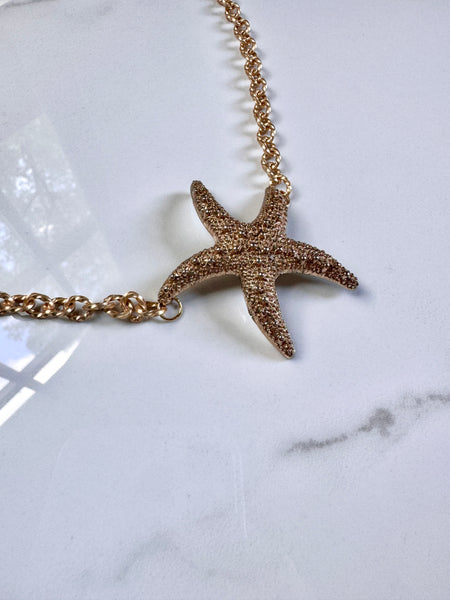 AVA Starfish Statement Necklace