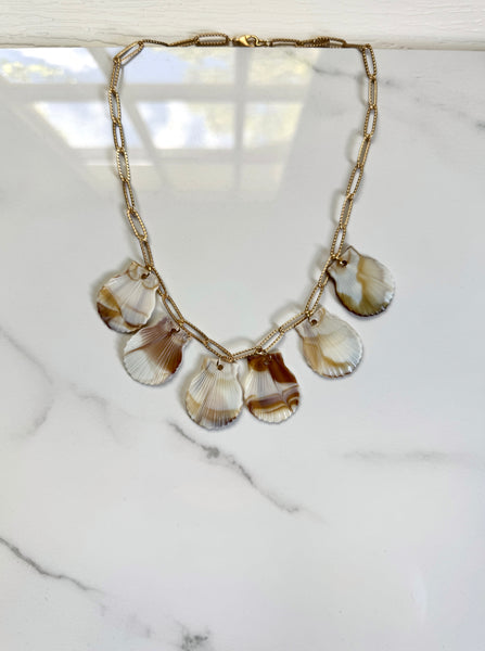 SEATON Seashell Charm Necklace