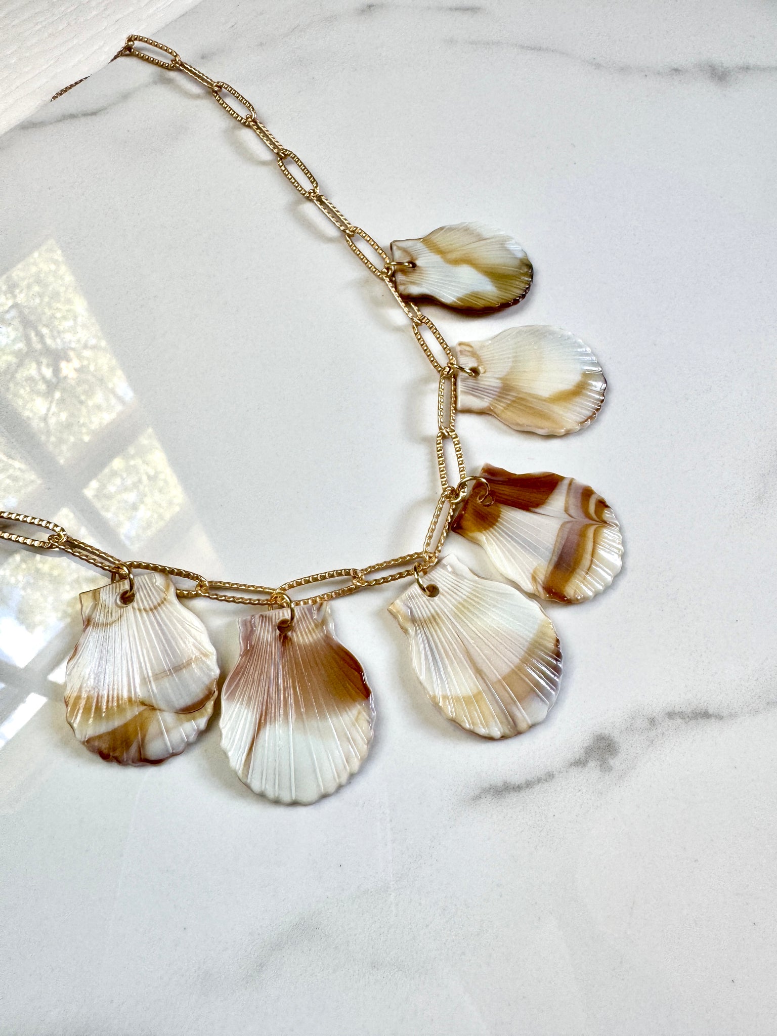 SEATON Seashell Charm Necklace