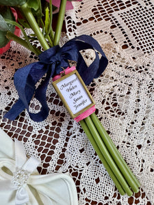 Custom Wedding Bouquet Names Charm
