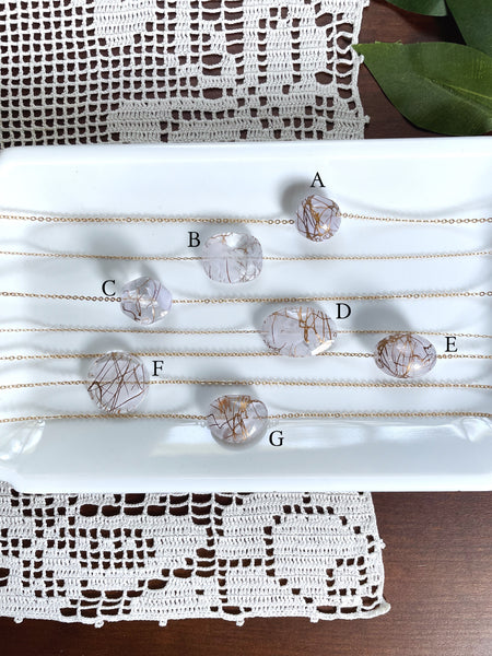 I AM WHOLE Clear Simple Necklace - choose your style