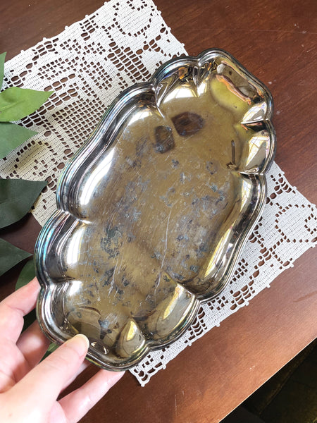 Vintage Gorham Heritage Silver Plated Tray