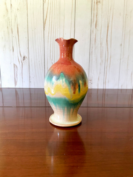 Colorful Pottery Pitcher