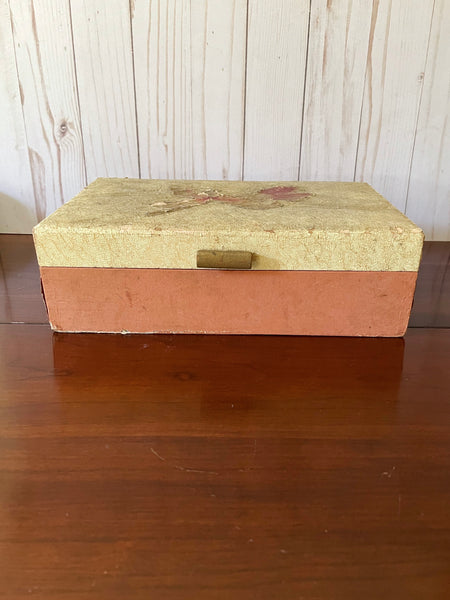 Vintage Orchid Jewelry Box