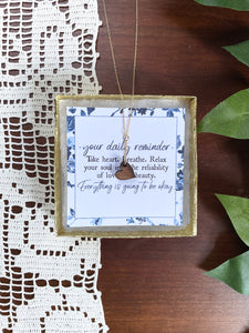 Everything Is Going to Be Okay Reminder Necklace