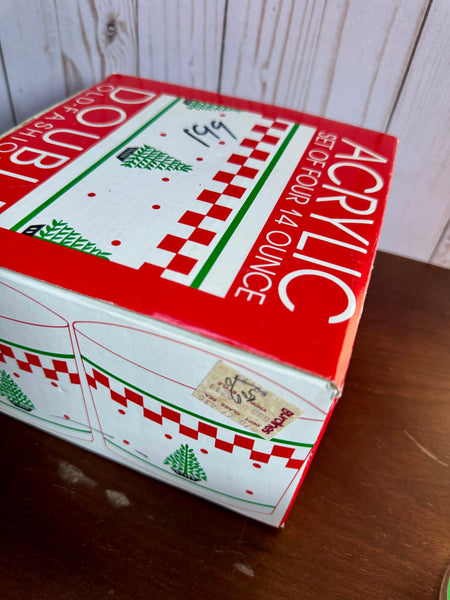 Set of Christmas Cups in Box