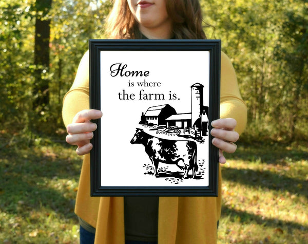 Home is Where the Farm Is Print | 5x7" or 8x10"
