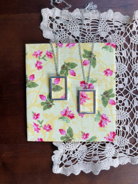 CUT FROM THE SAME CLOTH | Yellow and Pink Floral Necklaces Set