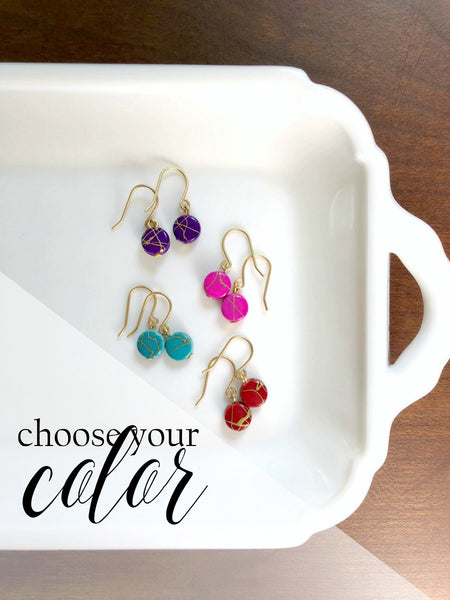 I AM WHOLE Dainty Earrings | Choose Your Color