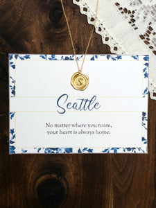 SEATTLE Washington Necklace