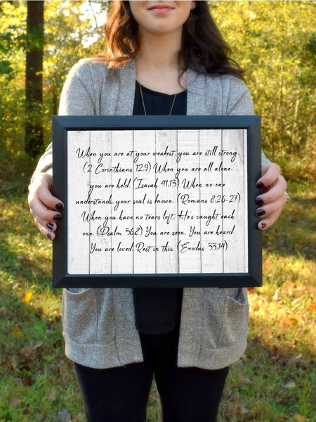 Rest in This Wood Rustic Print | 5x7" or 8x10"