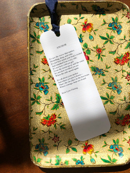 ANCHOR Poem Bookmark