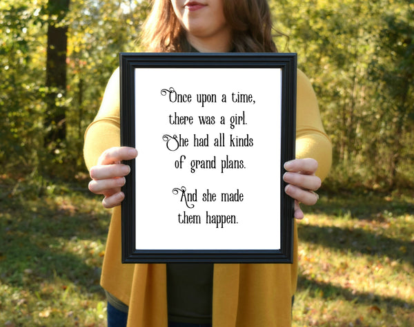 Once Upon a Time Print | 5x7" or 8x10"