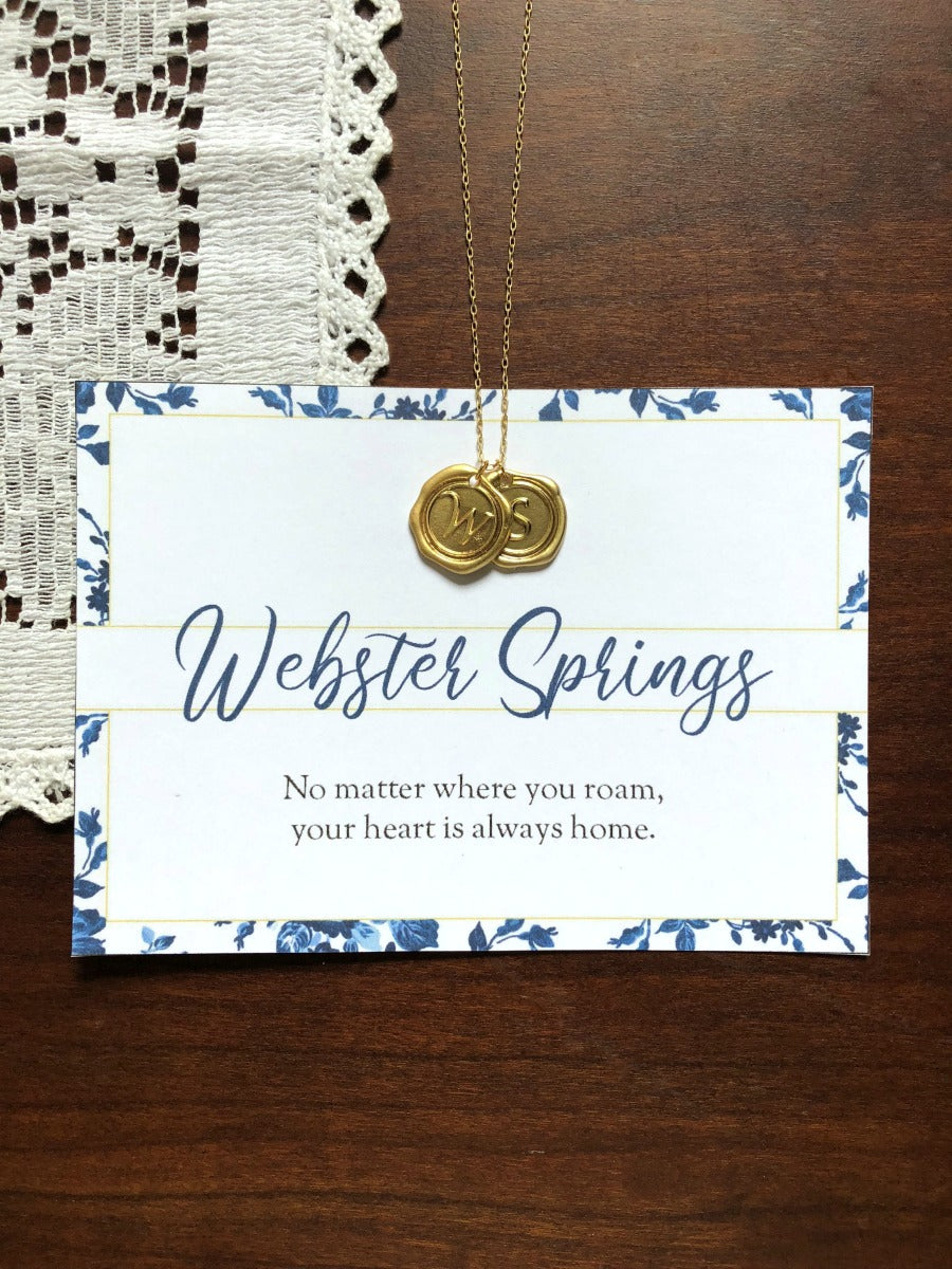 WEBSTER SPRINGS West Virginia Necklace