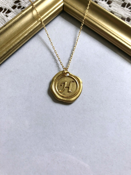 HOMETOWN Custom Initial Necklace - Choose Your Letter(s)