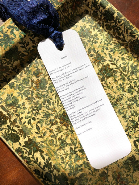 GROW Poem Bookmark