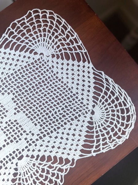 Set of B Initial Doilies and Table Runner