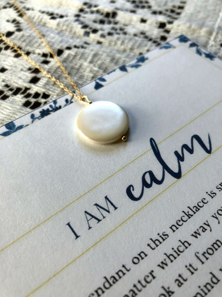I AM CALM Natural Pearl Necklace