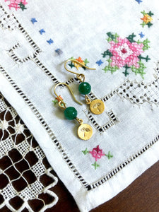 COUNTRY ROADS WV Gold and Green Wildflower Earrings