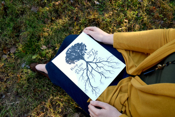 Grow With Life Print | Tree & Roots | 5x7" or 8x10"