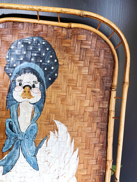 Handpainted Mother Goose Wall Hanging