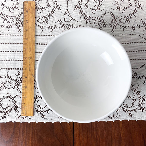 Vertex China White Large Bowl