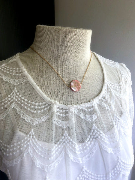 I AM WHOLE Coral Necklace *Discounted Final Sale*