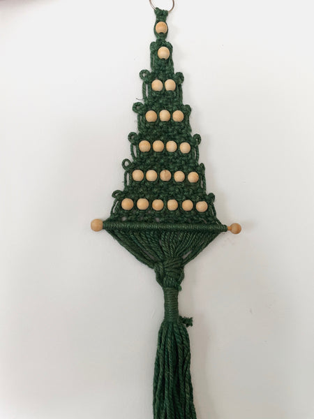 Vintage Macrame Christmas Tree