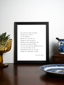GRANDMOTHER Acrostic Poem Print | 5x7" or 8x10"